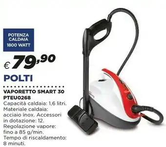 Coop Polti Vaporetto Smart 30 Pteu0268 offerta