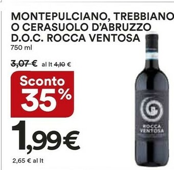Coop Roccaventosa - Montepulciano d'Abruzzo 750 g(ml) offerta
