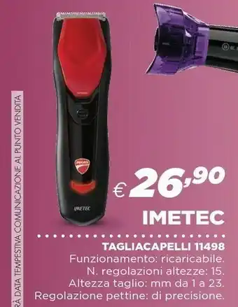 Ipercoop Imetec Tagliacapelli 11498 offerta