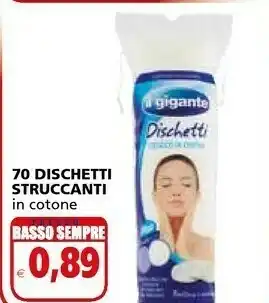 Il Gigante Il Gigante 70 Dischetti Struccanti offerta