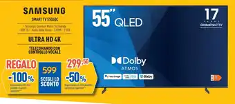 FreeShop SAMSUNG 55" QLED SMART TV 55060C offerta