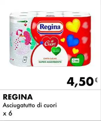 Iper Tosano REGINA Asciugatutto di cuori x 6 offerta