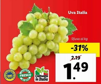 Lidl Uva Italia offerta