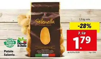 Lidl Selenella Patate Selenio offerta