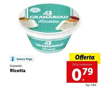Lidl Granarolo Ricotta offerta