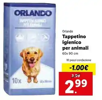 Lidl Orlando Tappetino Igienico Per Animali offerta
