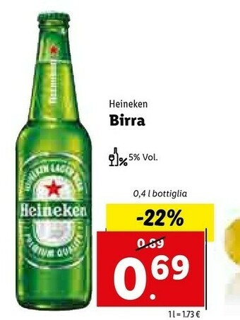 Lidl Heineken Birra offerta