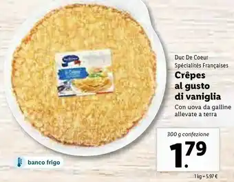 Lidl Dut De Coeur - 6 Crepes 300 G(ml) offerta