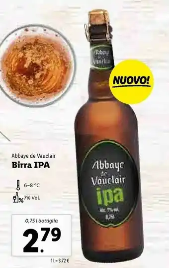 Lidl Birra Ipa offerta