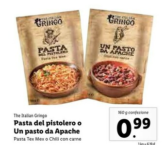Lidl The italian gringo Pasta Del Pistolero/ Un Pasto Da Apache offerta