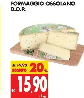 Tigros Ossolano Formaggio D.O.P offerta