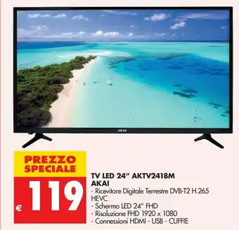 Akai Tv Led 24 Aktv2418m