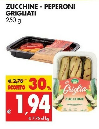 Tigros Zucchine offerta
