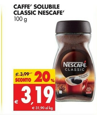 Nescafé Caffe Solubile Classic 100 G