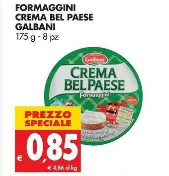 Tigros Galbani Formaggio offerta