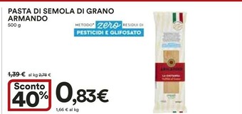 Grano armando Pasta di semola