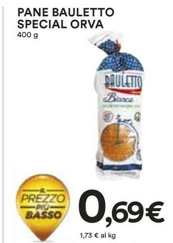 Coop Orva Pan Bauletto offerta