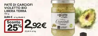 Coop Libera terra Carciofi offerta