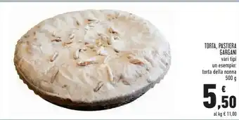 Conad Superstore Gargani Torta, Pastiera offerta