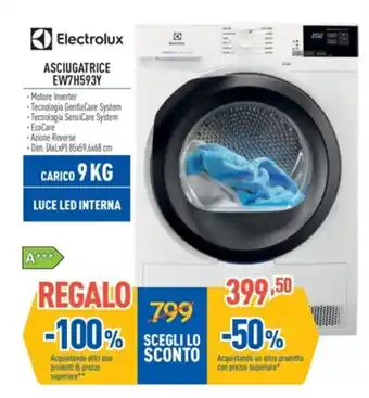 FreeShop Electrolux ASCIUGATRICE EW7H593Y offerta
