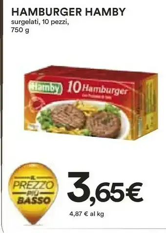 Coop Hamby Hamburger offerta