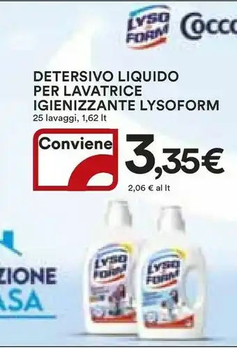 Coop Coccolino Detersivo lavatrice offerta