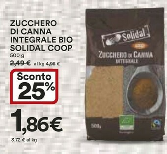 Coop Zucchero di canna offerta