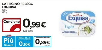 Coop Exquisa Formaggio spalmabile offerta
