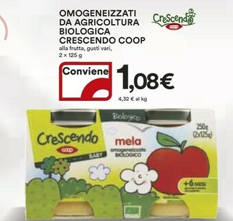 Coop Omogeneizzati offerta