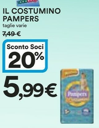 Coop Pampers Pannolini offerta
