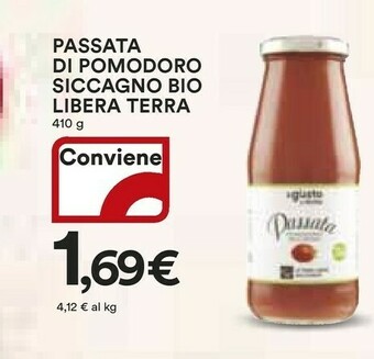 Coop Libera terra Passata di pomodoro offerta