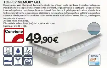 Coop Chimera Materassi offerta