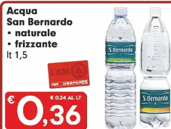 DeSpar Express San bernardo - acqua naturale/frizzante offerta