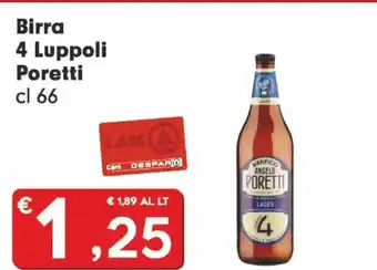 DeSpar Express Angelo poretti birra 4 luppoli offerta