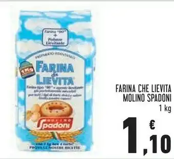 Conad Molino spadoni Preparato A Base Di Farina Italiana + Lievito Vanigliato Tipo 1 offerta