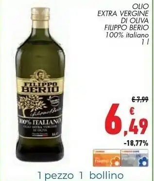 Conad Filippo berio Olio Extra Vergine Di Oliva offerta