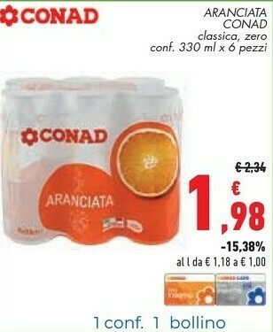 Conad Conad Aranciata offerta