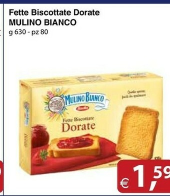 Docks Cash&Carry Mulino Bianco Fette biscottate offerta