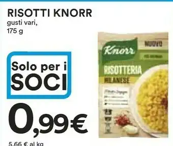 Ipercoop Knorr Risotto offerta