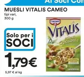 Ipercoop Vitalis Cereali offerta