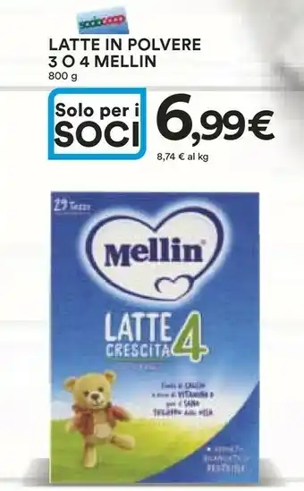Ipercoop Mellin Latte offerta