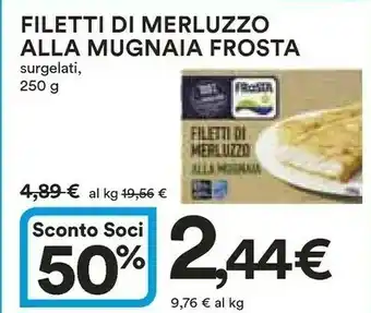 Ipercoop Frosta Filetti di merluzzo offerta