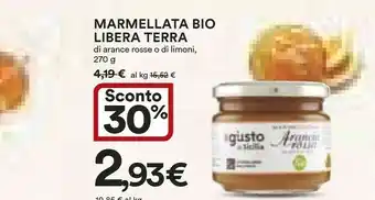 Ipercoop Libera terra Marmellata offerta