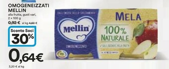 Ipercoop Mellin Omogeneizzati offerta
