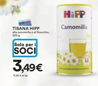 Ipercoop Hipp Tisane offerta