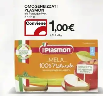 Ipercoop Plasmon Omogeneizzati offerta