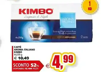 Il Gigante Kimbo Aroma Italiano 1000 G(ml) offerta