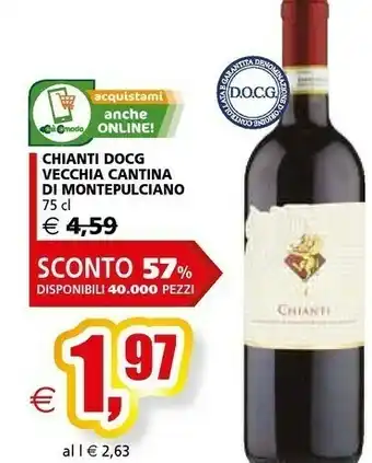 Il Gigante Vecchia cantina Chianti Docg Di Montepulciano offerta