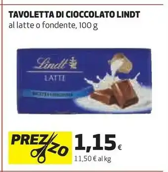 Coop Lindt 678017 Confezione Di Cioccolato 100 G offerta