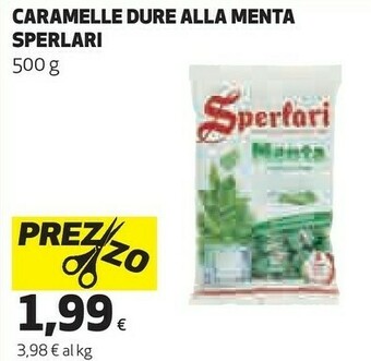 Coop Sperlari Caramelle Dure Alla Menta 500 G offerta